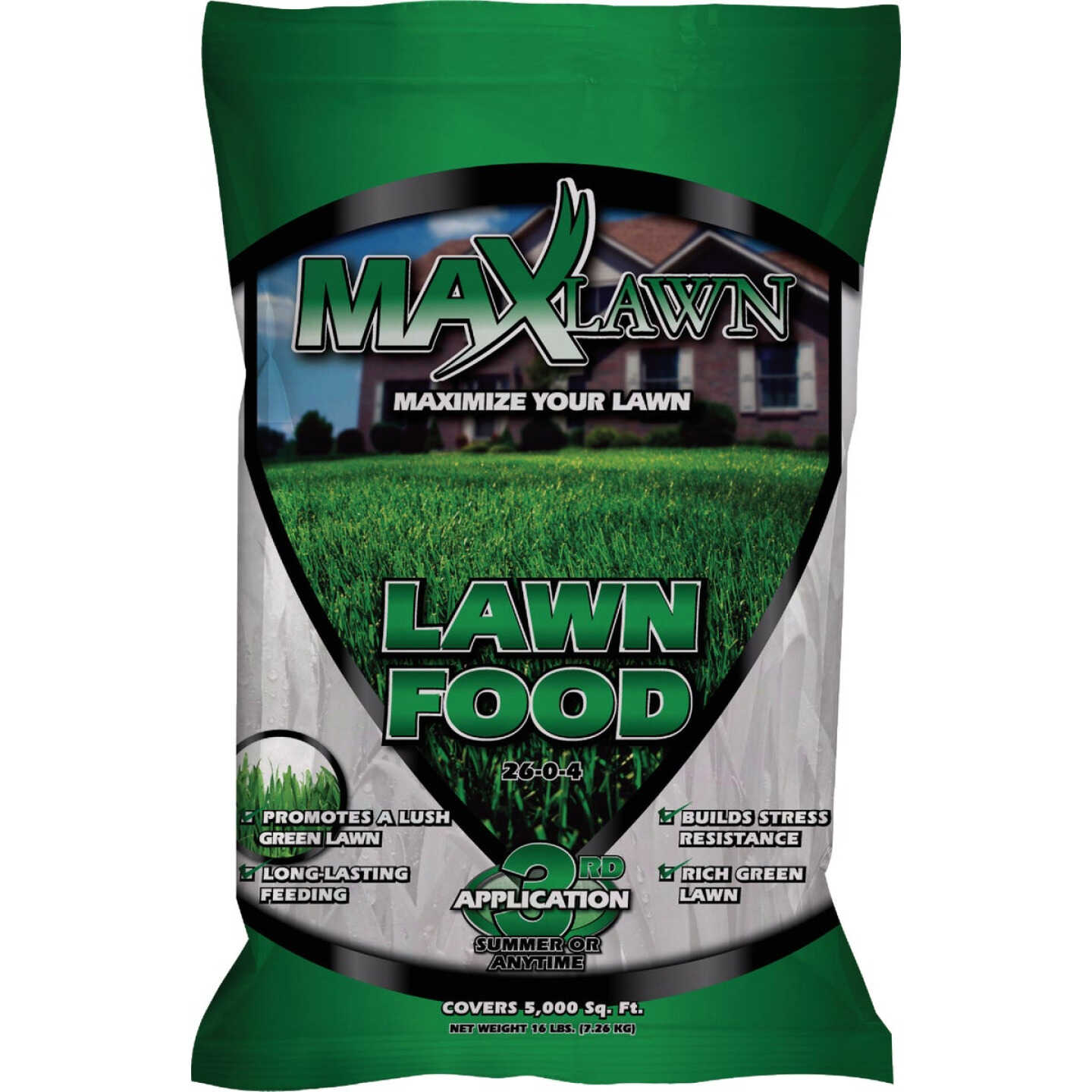 MaxLawn 5000 Sq. Ft. 26-0-4 Lawn Food Image 1