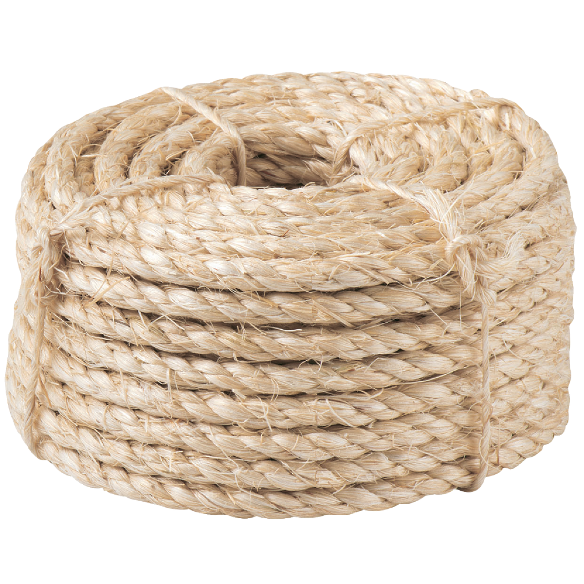 Do it Best 1/4 In. x 50 Ft. Natural Twisted Sisal Fiber Packaged Rope Image 3