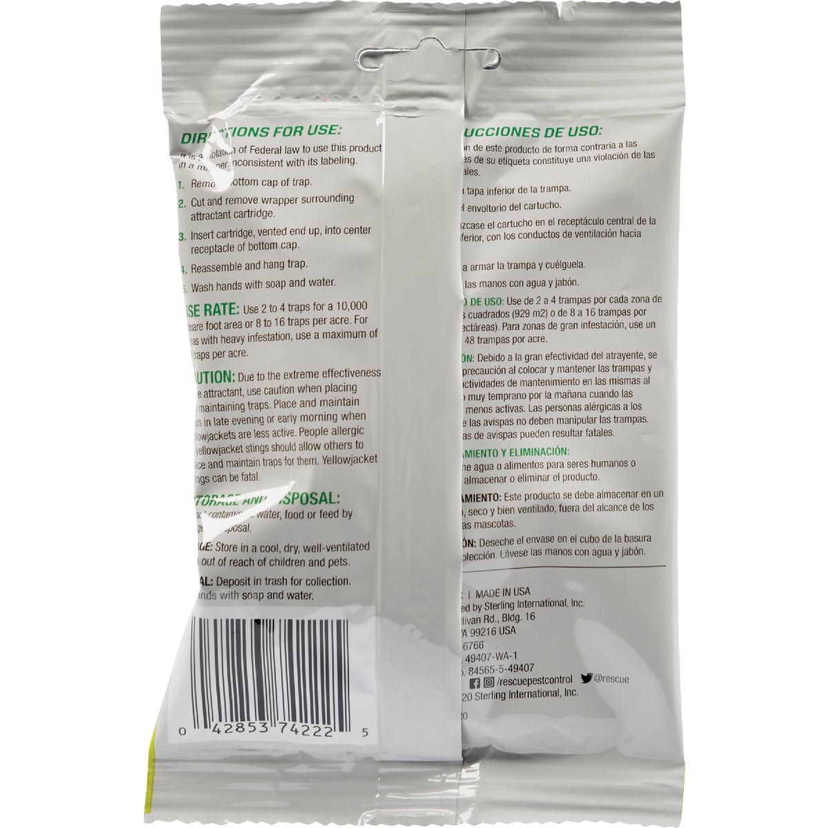 Rescue 0.44 Oz. Liquid Outdoor Yellow Jacket Bait Cartridge Image 6