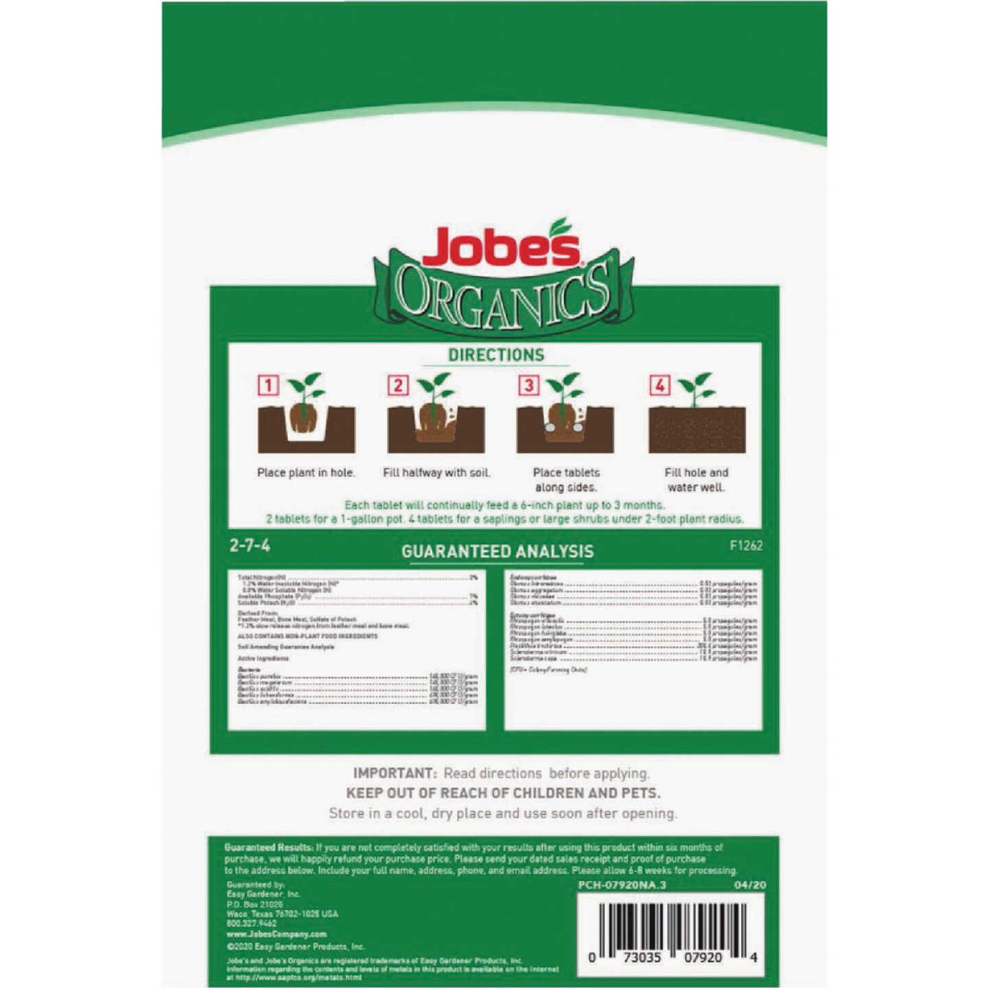 Jobe's Organics Fast Start Planting Tablets (20-Pack) Image 5