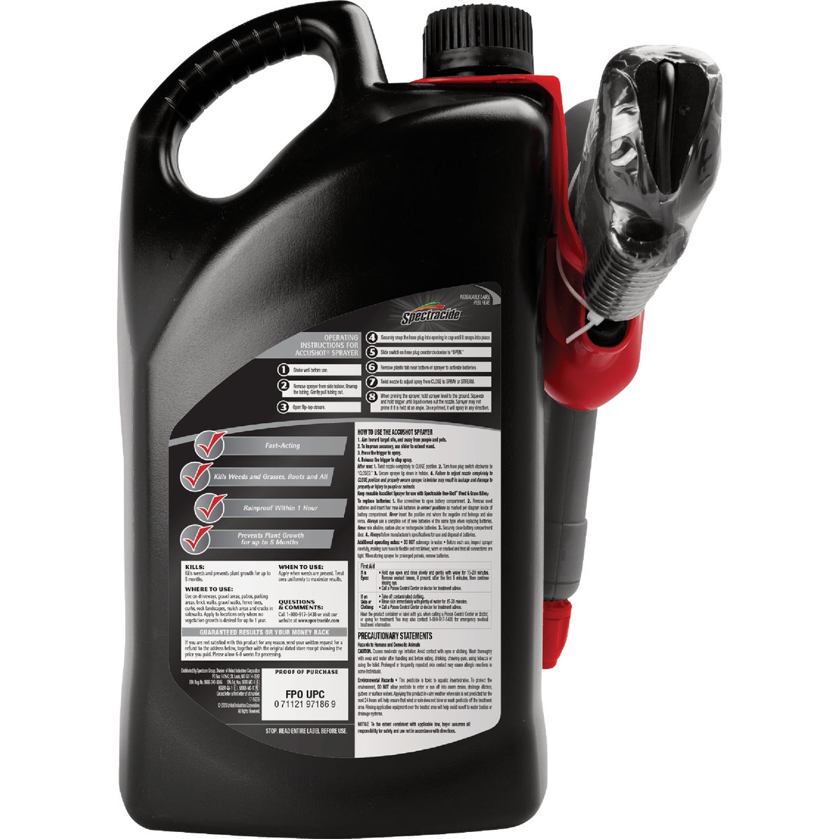 Spectracide One-Shot 1 Gal. Ready To Use AccuShot Sprayer Weed & Grass Killer Image 2
