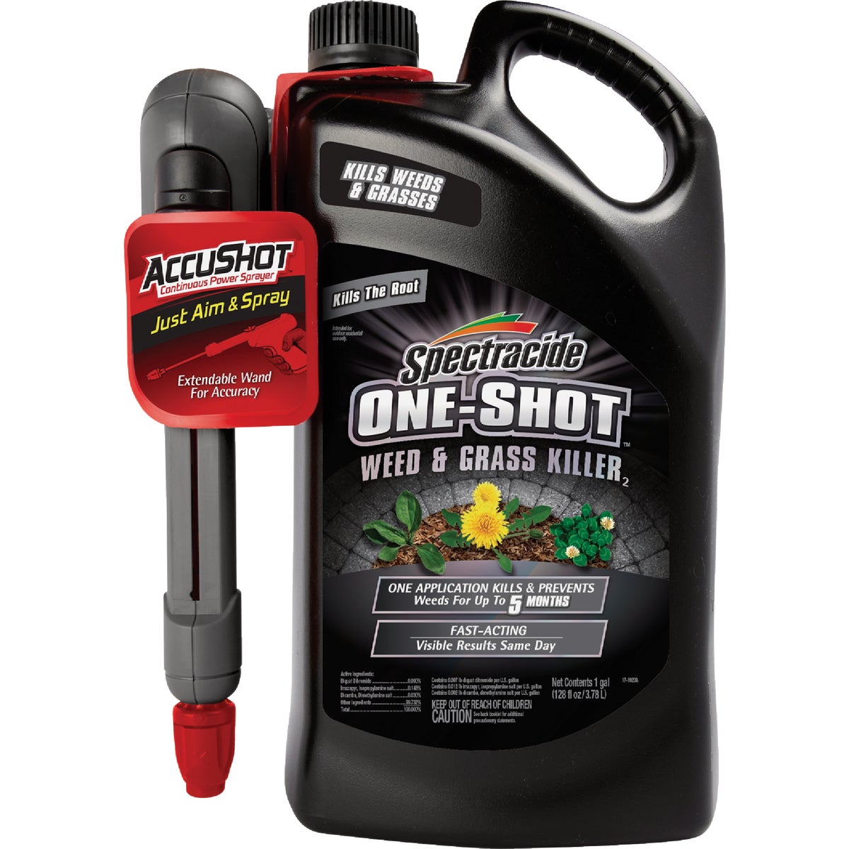 Spectracide One-Shot 1 Gal. Ready To Use AccuShot Sprayer Weed & Grass Killer