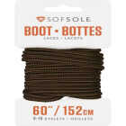 Sof Sole 60 In. Black-Brown Boot Laces Image 1