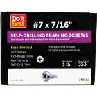 Do it #7 x 7/16 In. #2 Phillips Self-Drill Point Framing Screw (384-Count) Image 1
