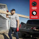 Milwaukee WorkSkin Men's XL Black Short Sleeve Lightweight Performance Shirt Image 5