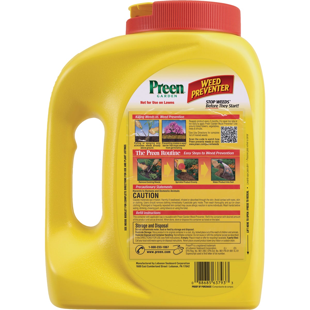Preen 5.625 Lb. Ready To Use Granules Garden Weed Preventer Image 2
