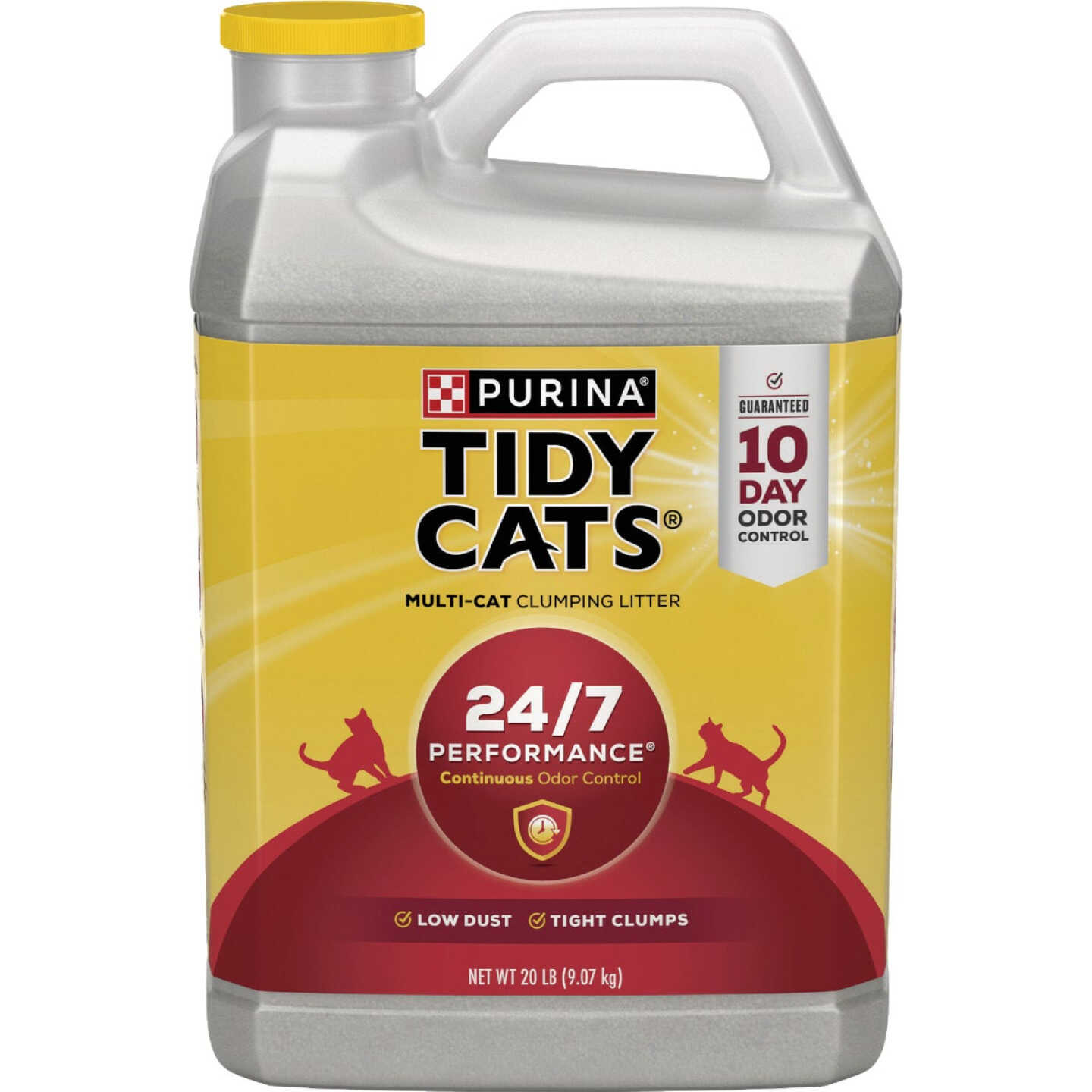 Purina Tidy Cats 20 Lb. Clumping 24/7 Performance Continuous Odor Control Cat Litter Image 1