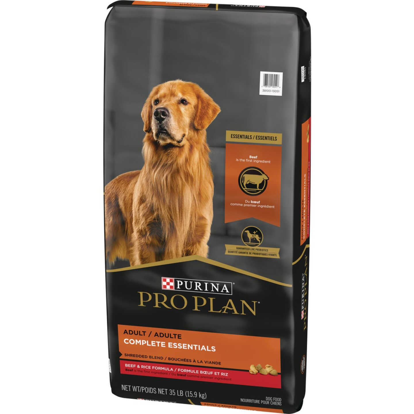 Purina Pro Plan Shredded Blend 35 Lb. Beef & Rice Flavor Adult Dry Dog Food Image 1