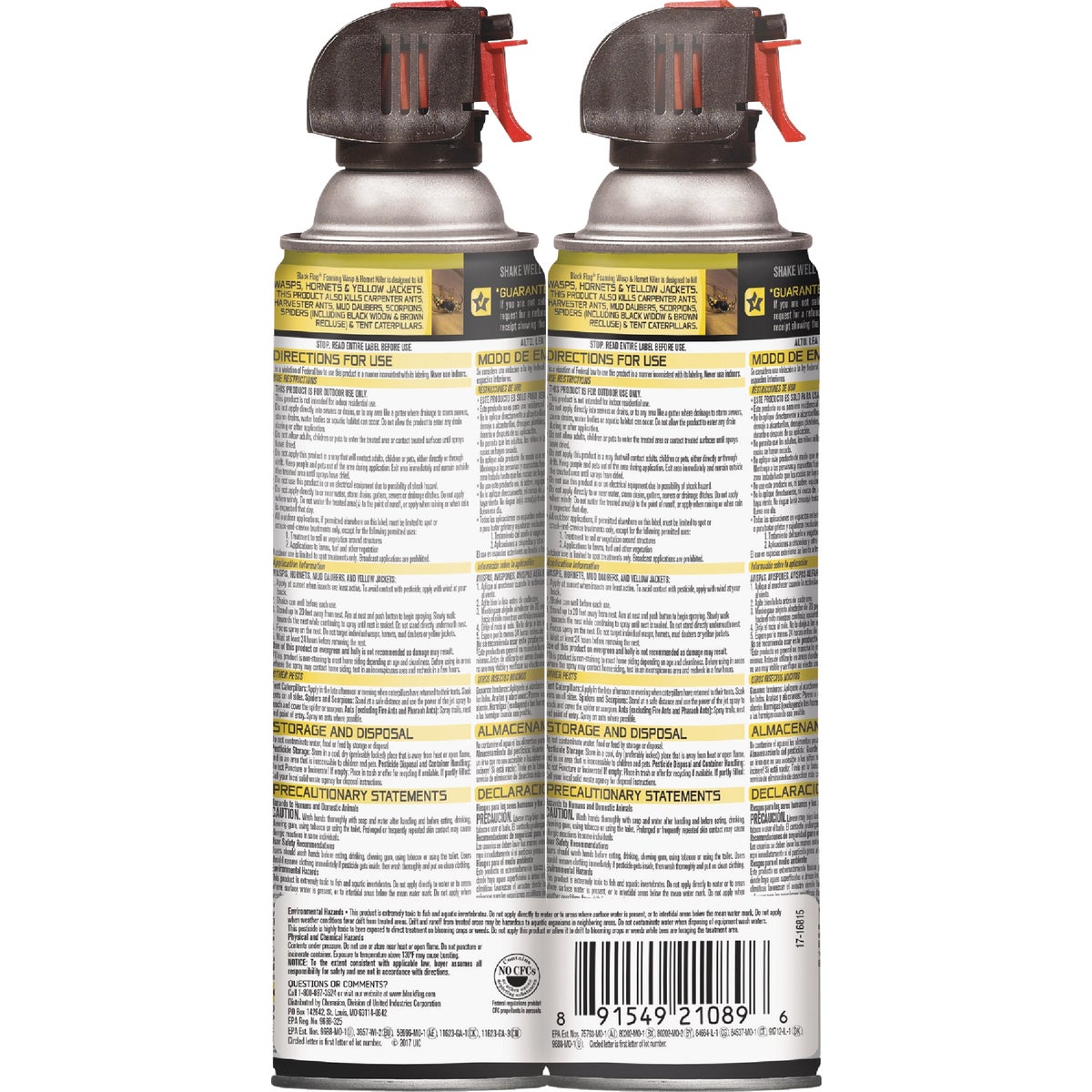 Black Flag 14 Oz. Foaming Aerosol Spray Wasp & Hornet Killer (2-Pack) Image 2