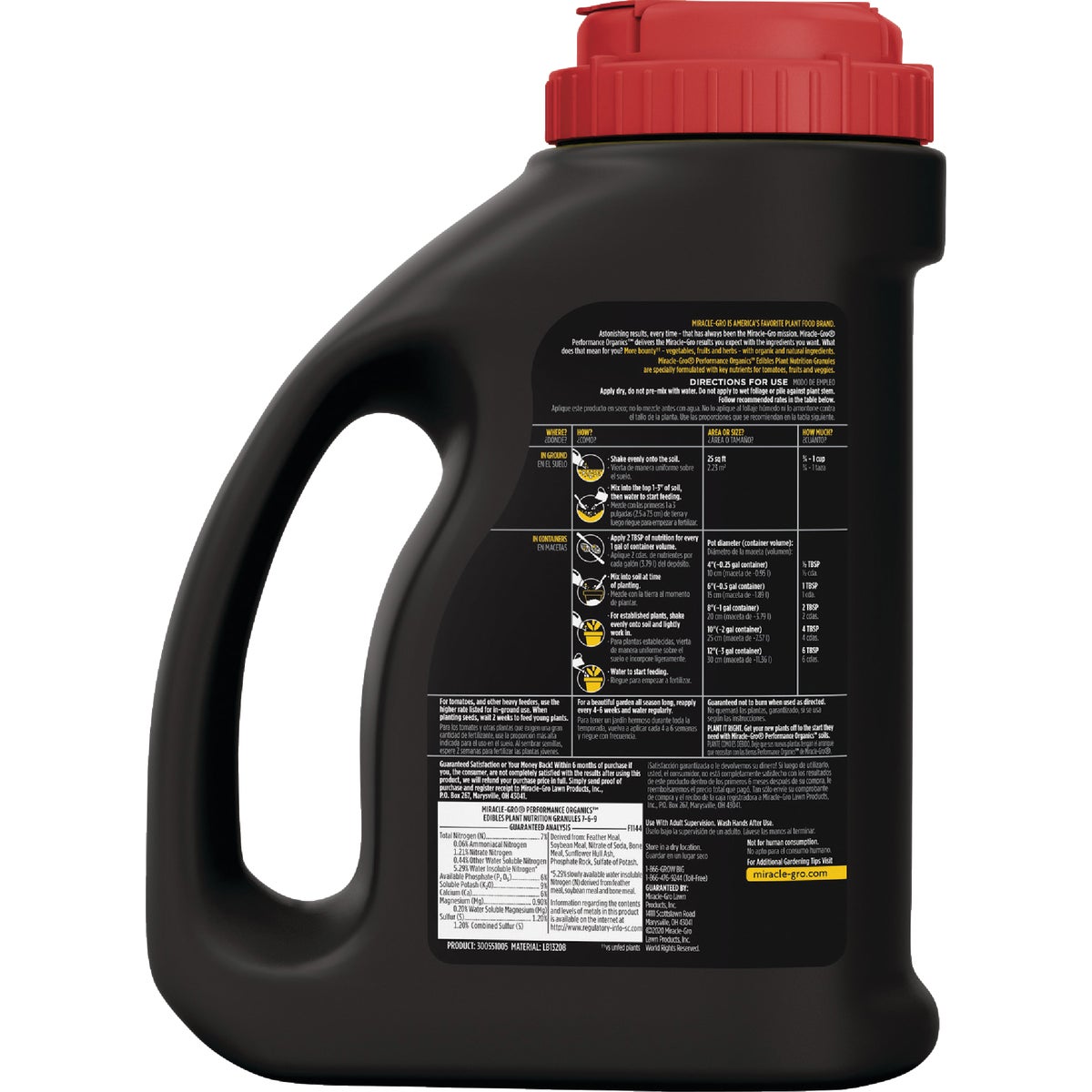 Miracle-Gro Performance Organics 2.5 Lb. Edibles Plant Nutrition Granules Image 6