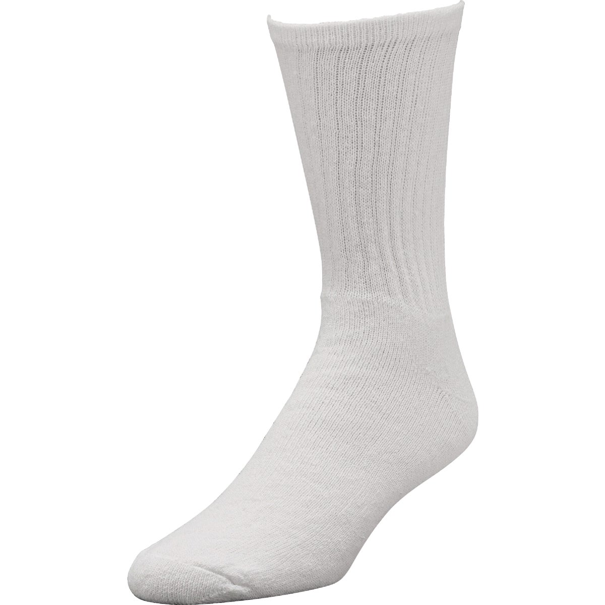 Railroad Sock White  Crew Sock (6-Pack) Image 1