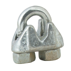 Campbell 1/8 In. Galvanized Iron Cable Clip Image 1