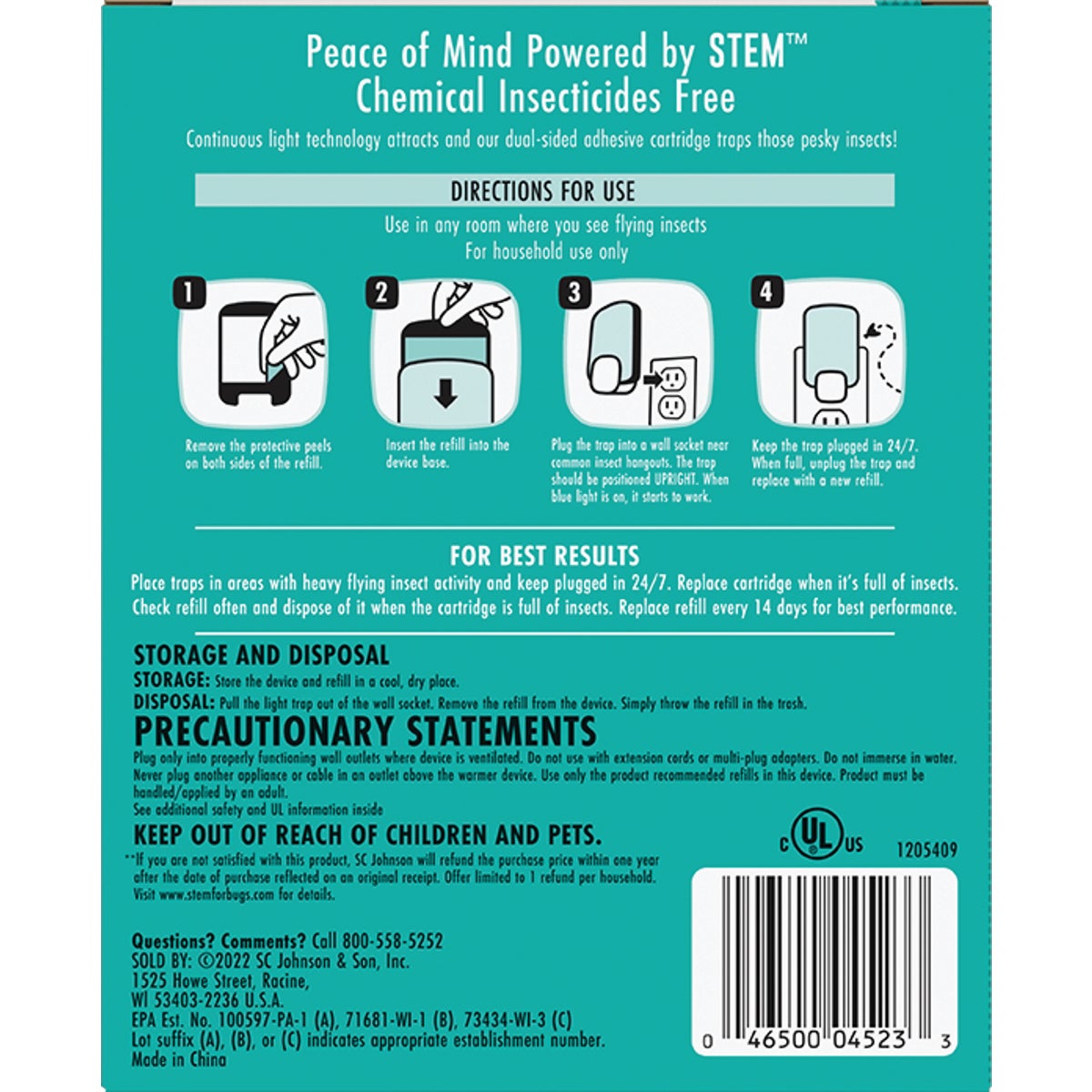 Stem Reusable Indoor Flying Insects Light Trap Starter Kit Image 5