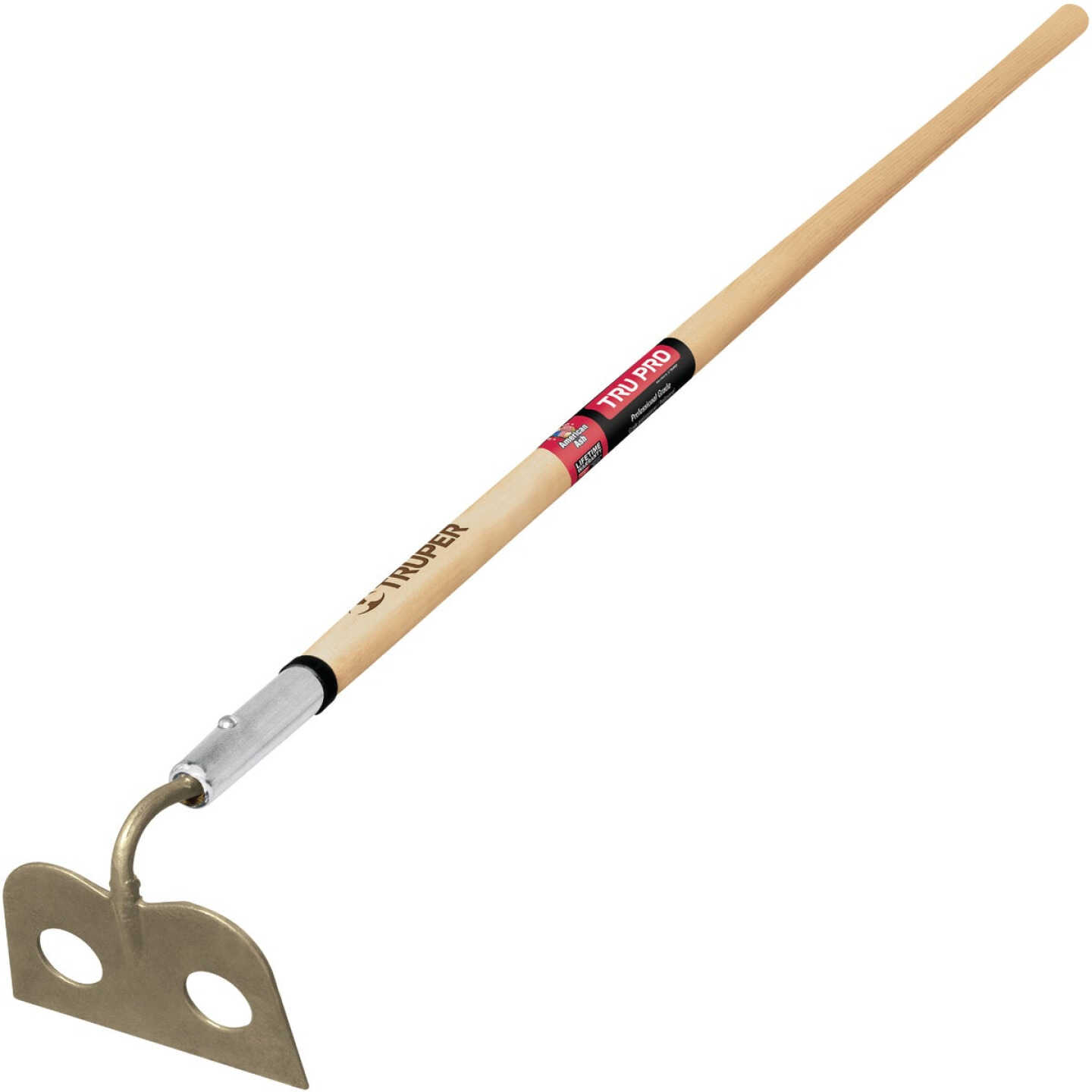 Truper Truper Pro 60 In. Wood Handle Forged Mortar Hoe Image 1