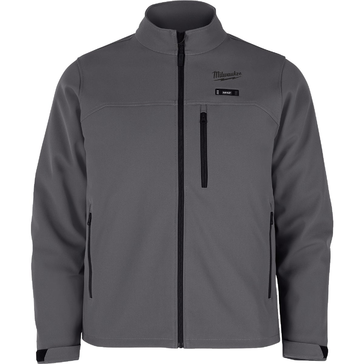 Milwaukee M12 TOUGHSHELL Men's Gray Cordless Heated Jacket, M