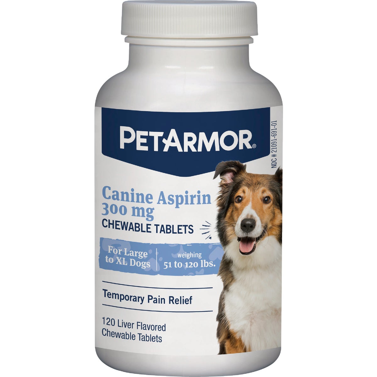PetArmor 51 to 120 Lb. Canine Aspirin Tablets (120-Pack)