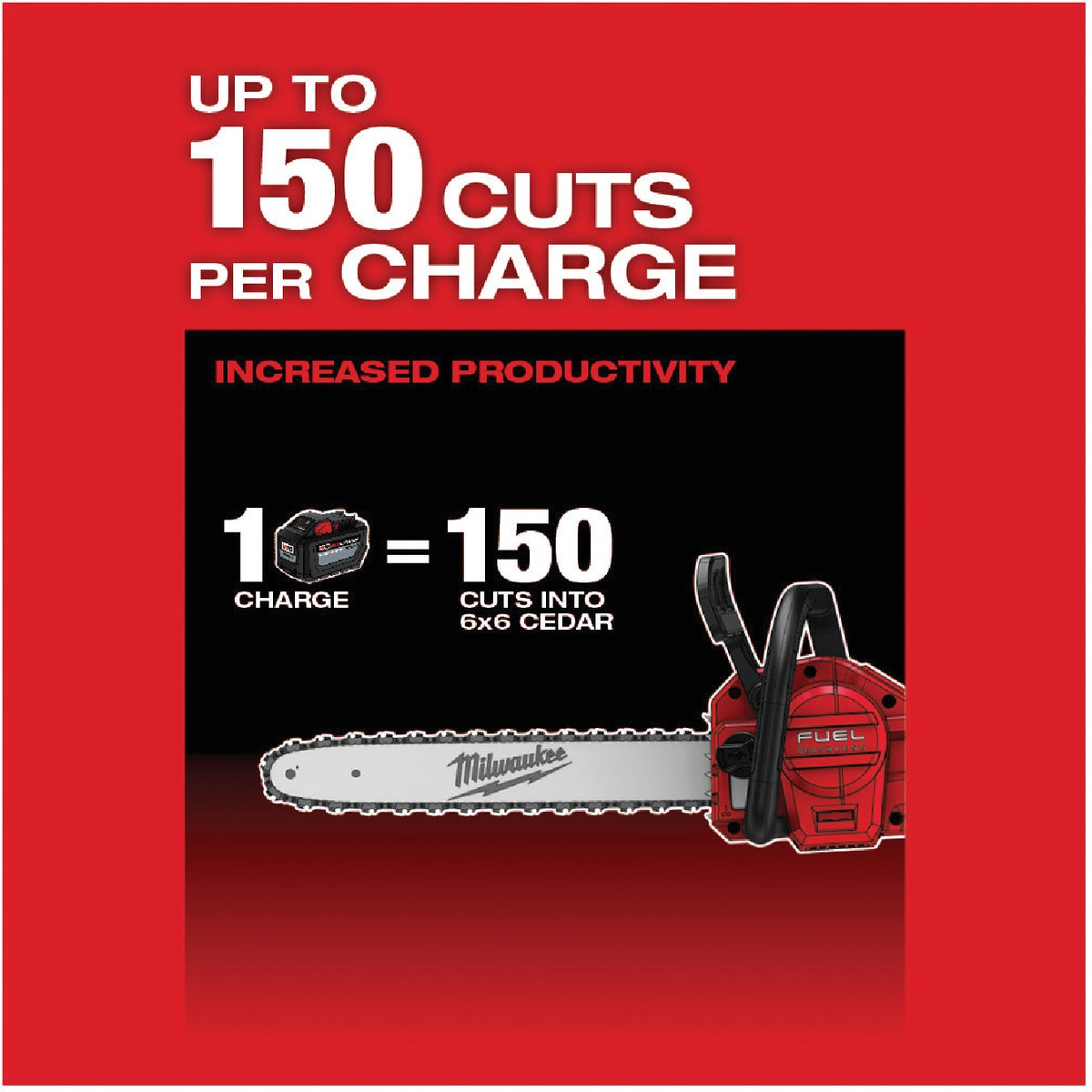 Milwaukee M18 FUEL Brushless 16 In. Cordless Chainsaw (Tool Only) Image 6