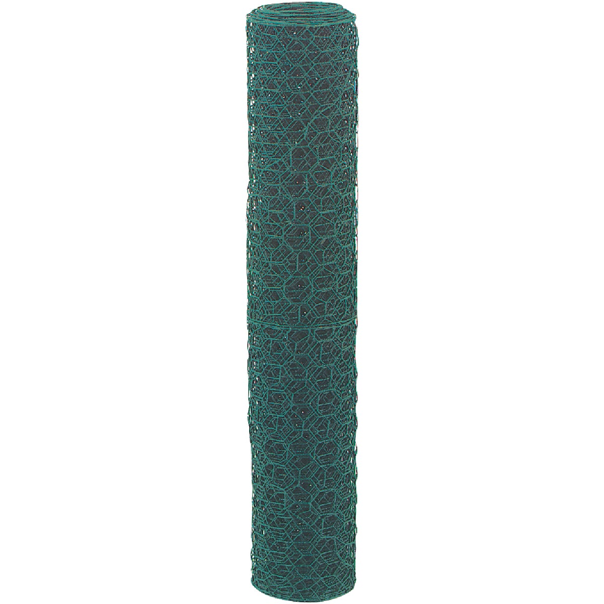 1 In. x 36 In. H. x 25 Ft. L. Green Vinyl-Coated Poultry Netting Image 3