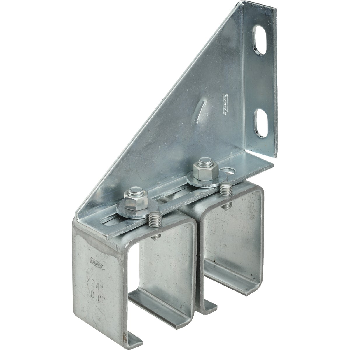 National Hardware Galvanized Double Splice Box Rail Barn Door Bracket