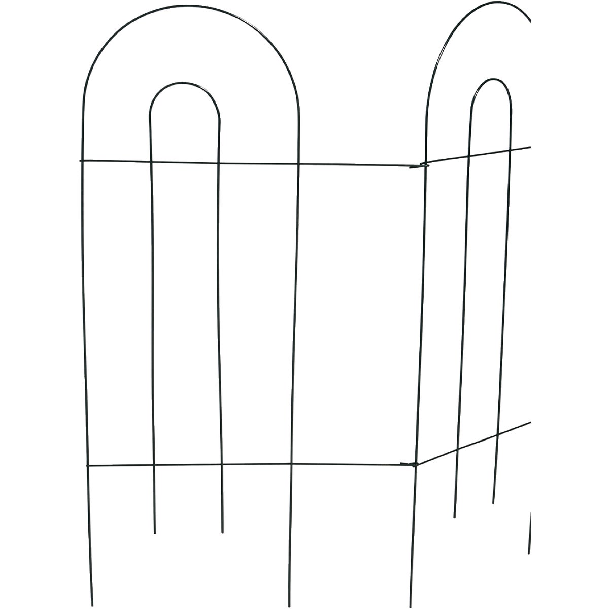 Best Garden 10 Ft. Powder-Coated Green Wire Folding Fence Image 3