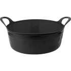 Tuff Stuff 5 Qt. Black Plastic Flex Tub Image 1