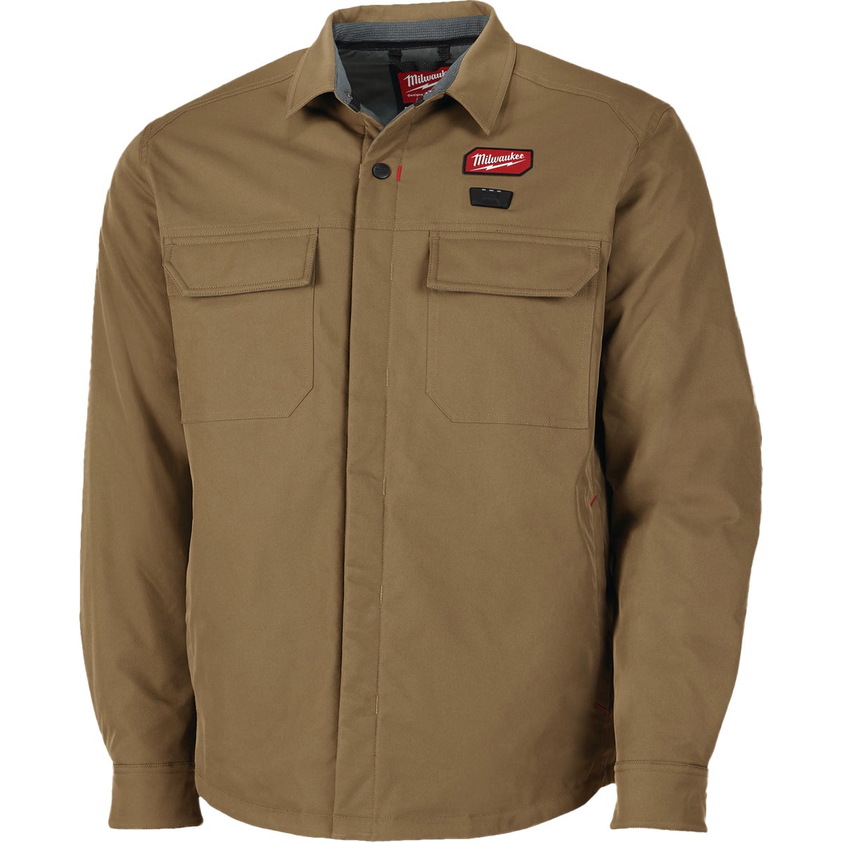 Milwaukee M12 Men's Small Khaki Heated Shirt Jacket