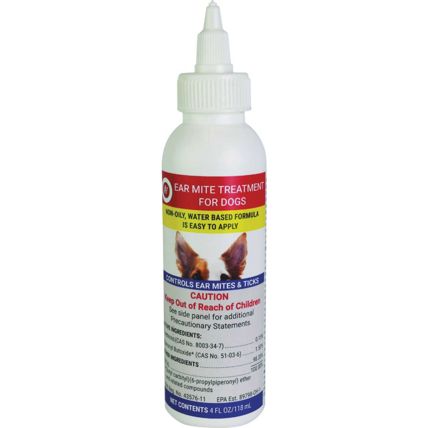 Miracle Care 4 Oz. Ear Mite Treatment for Dogs Image 1