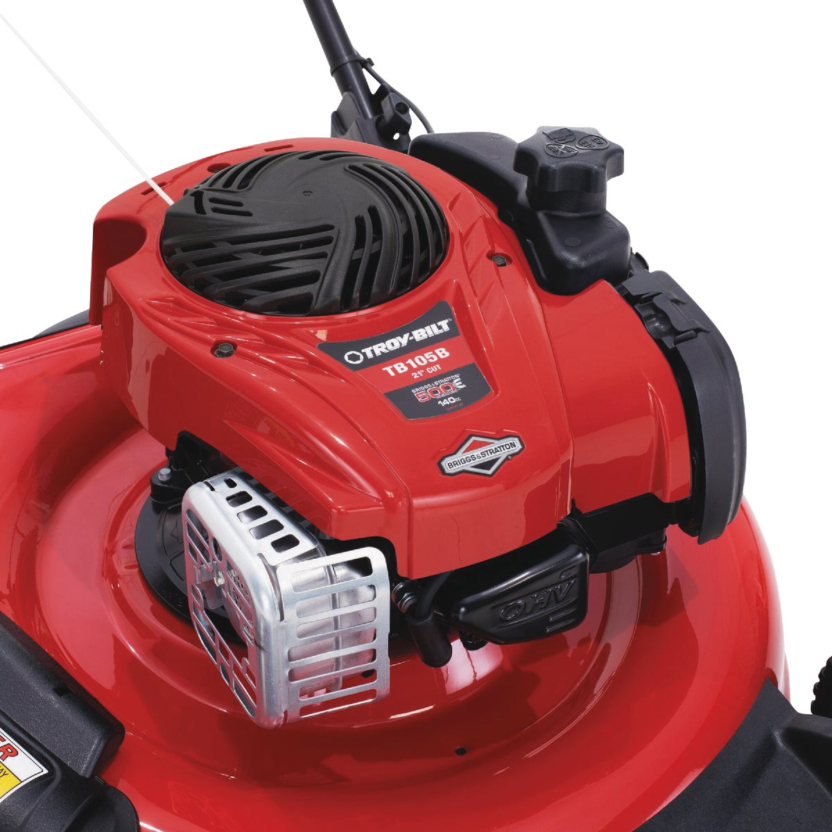 Troy-Bilt 21 In. 163cc Low Wheel Push Gas Mower with Bag, Mulch and Side Discharge Image 3