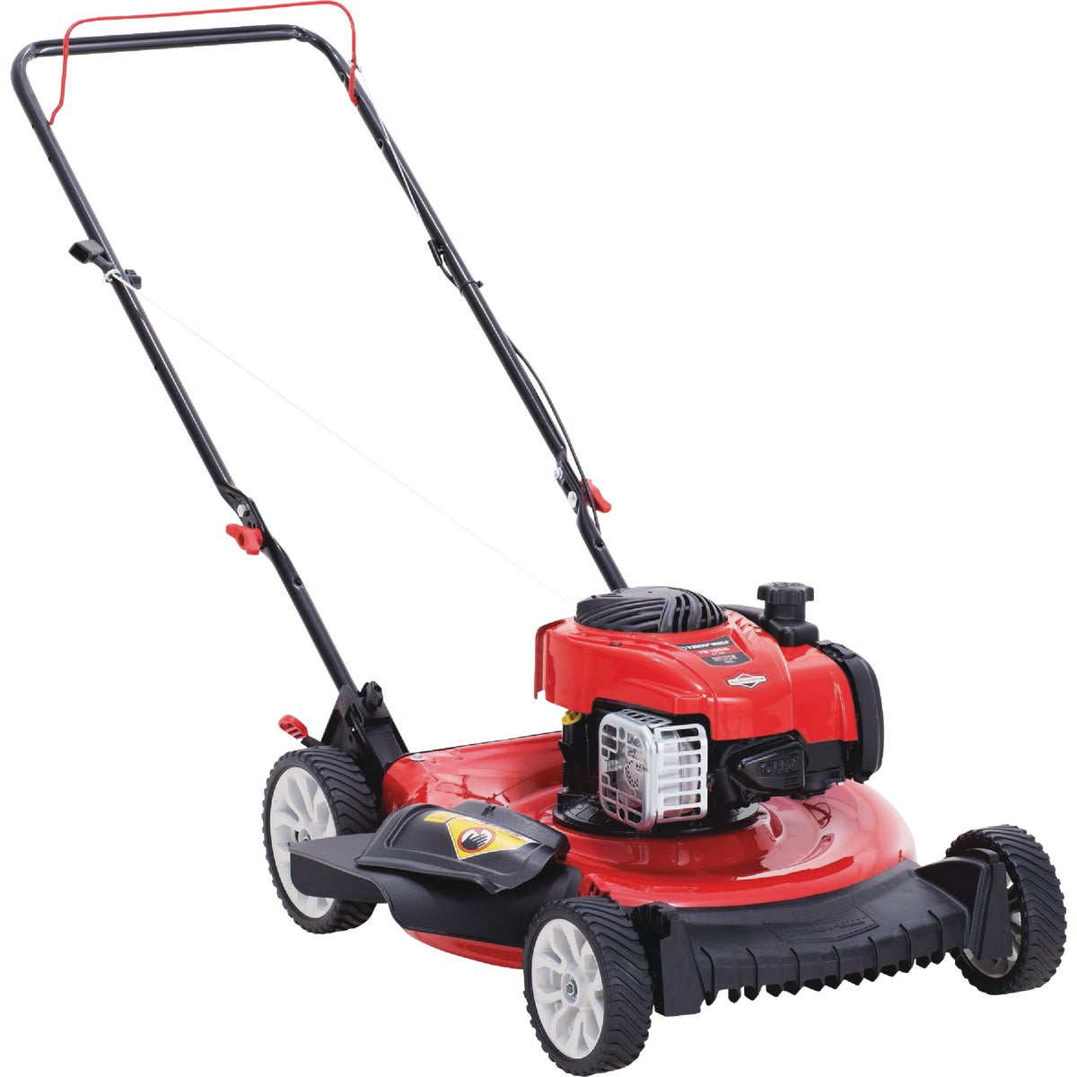 Troy-Bilt 21 In. 163cc Low Wheel Push Gas Mower with Bag, Mulch and Side Discharge Image 1