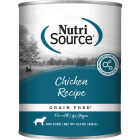 NutriSource 12.3 Oz. Chicken Recipe Grain Free Wet Dog Food Image 1
