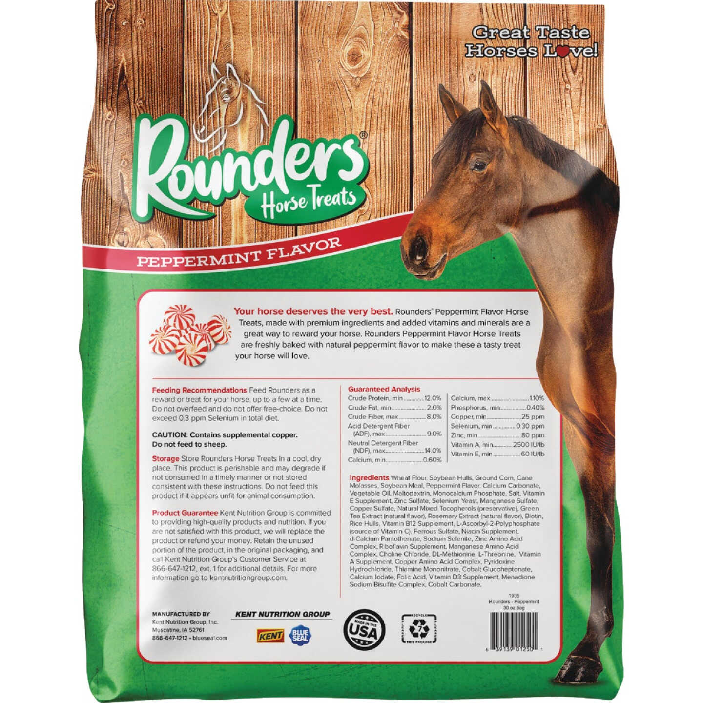 Kent Rounders 30 Oz. Peppermint Horse Treats Image 5
