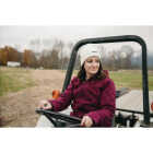 Berne Women's Medium Plum Sherpa-Lined Softstone Duck Hooded Jacket Image 3