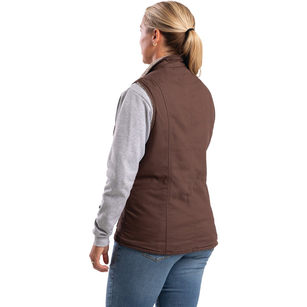 Berne Softstone Women's 2XL Tuscan Sherpa-Lined Vest Image 5
