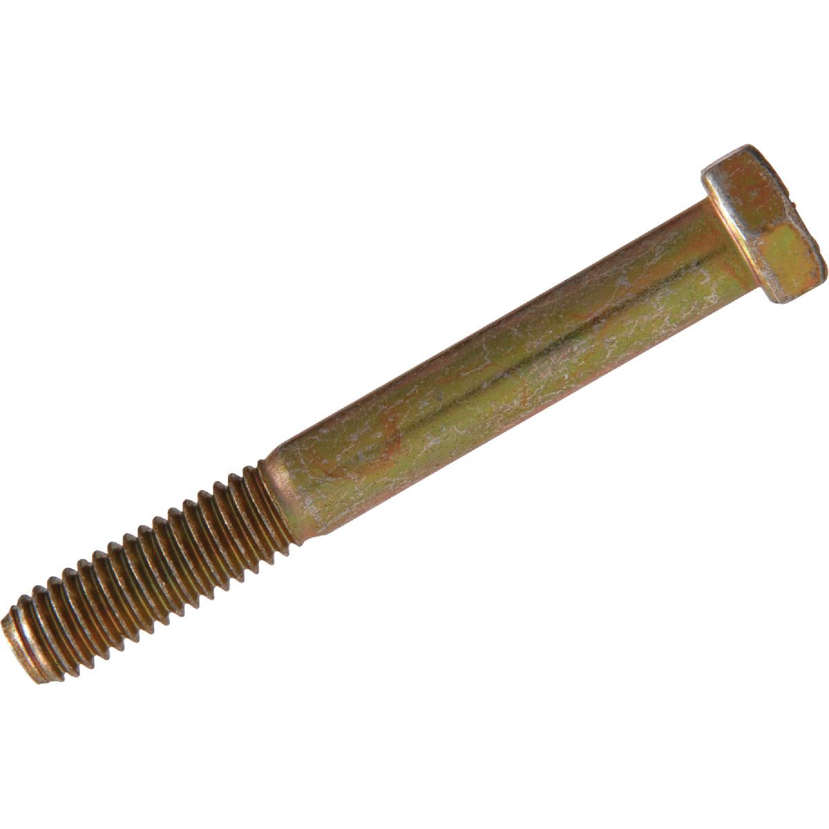 Hillman 1/2 In. x 3 In. Grade 8 Yellow Dichromate Hex Head Cap Screw (50 Ct.) Image 1