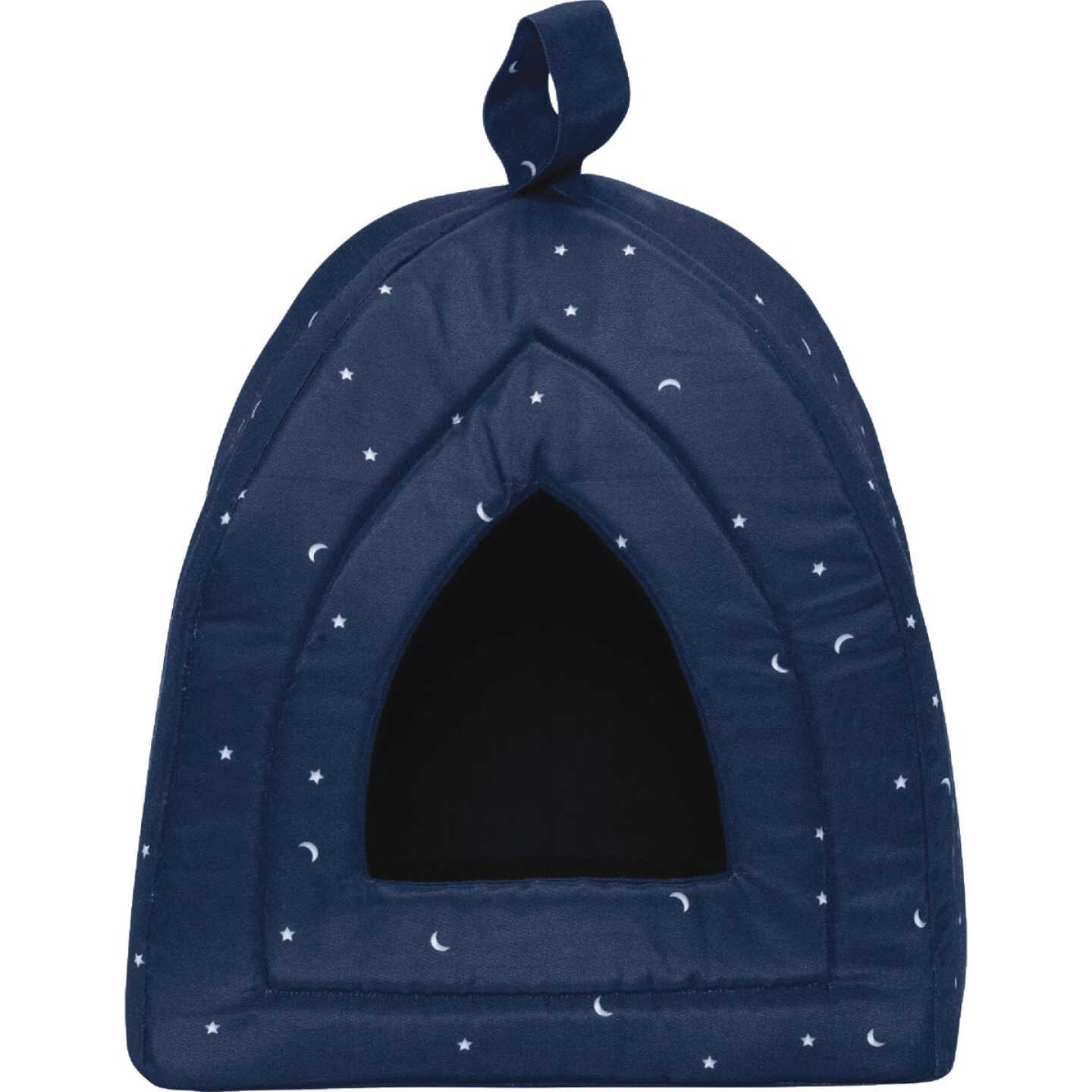 FurHaven Small Night Sky Print Tent Dog Bed Image 1