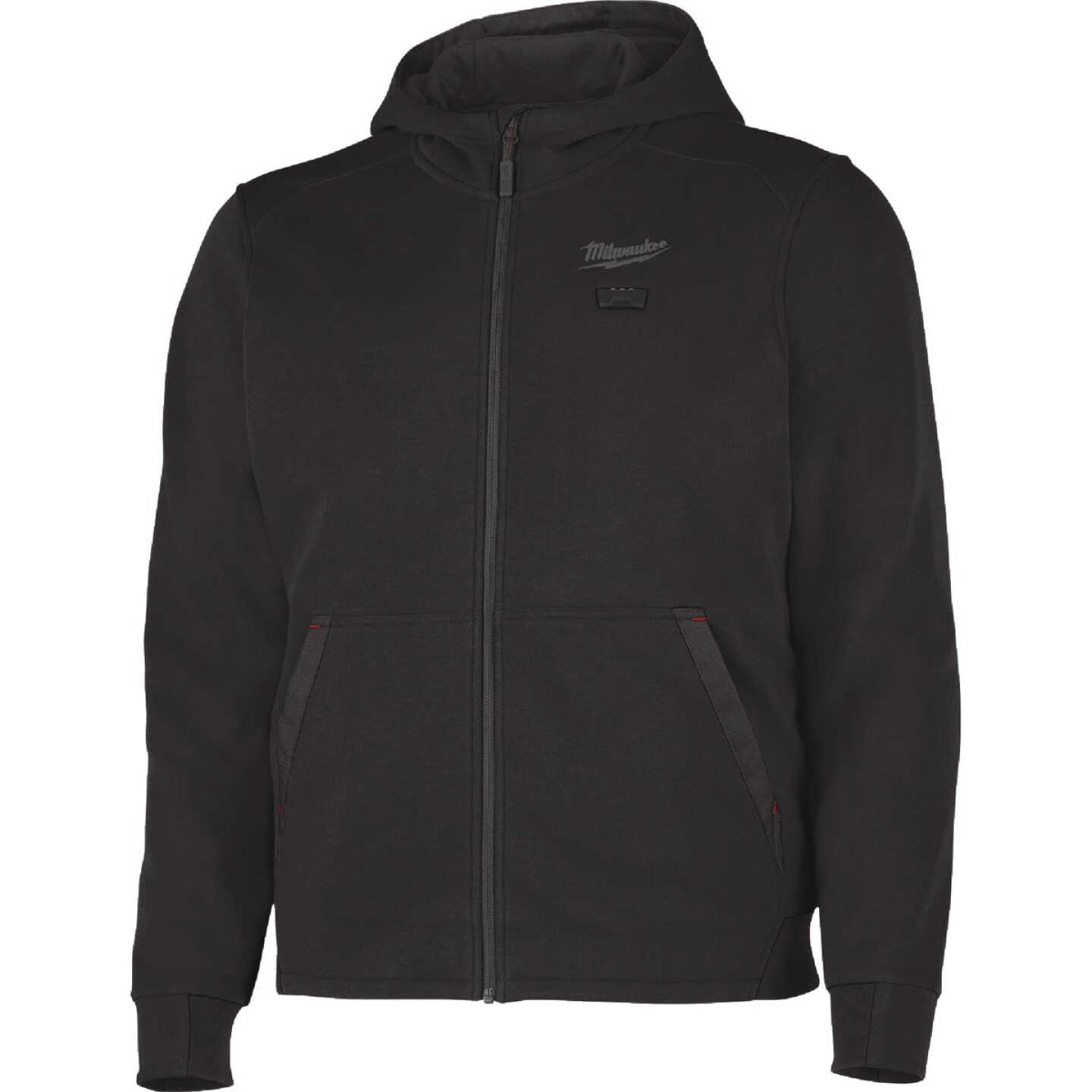 Milwaukee M12 Men's 2X Black Full-Zip Heated Hoodie Image 7