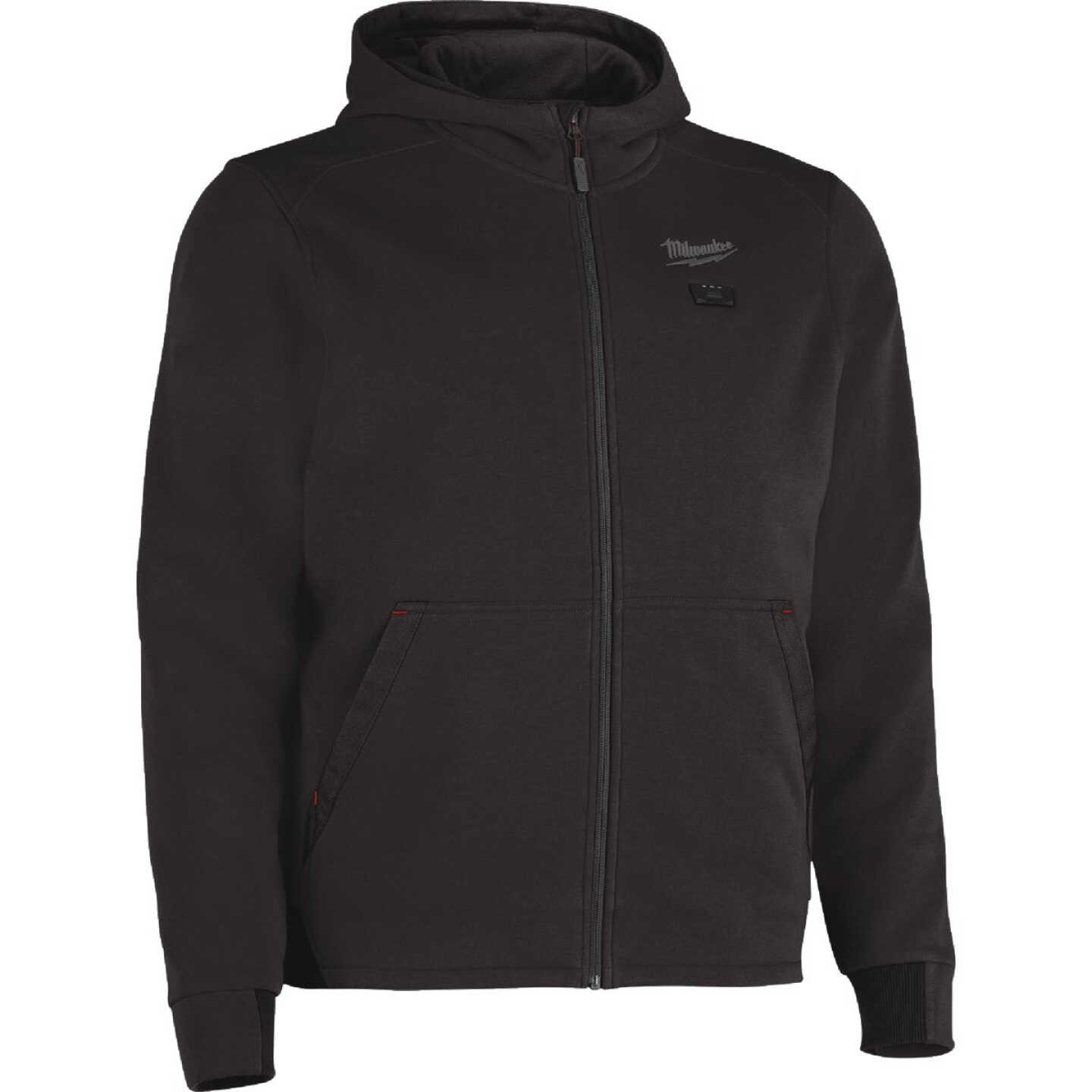 Milwaukee M12 Men's 2X Black Full-Zip Heated Hoodie Image 6