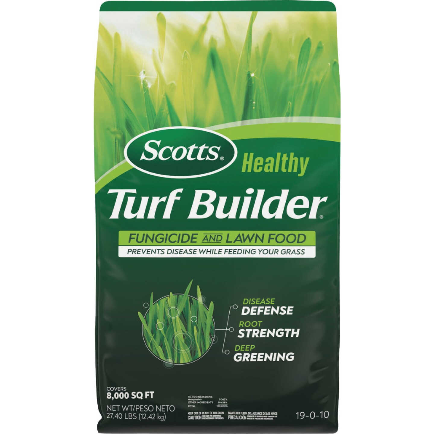 Scotts Turf Builder 8000 Sq. Ft. 27.40 Lb. Fungicide & Lawn Food Image 1