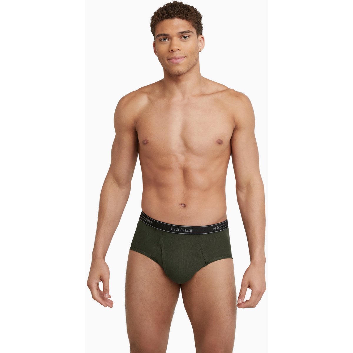 Hanes Men's 2XL Dyed Cotton Briefs (6-Pack) Image 2