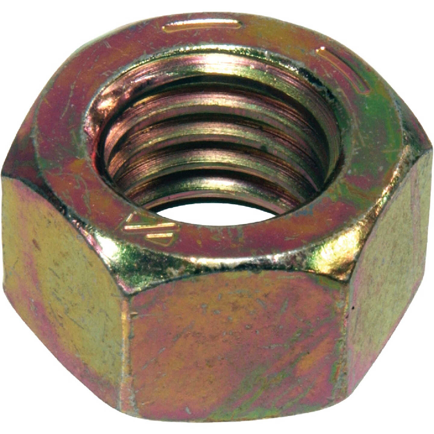 Hillman 1/4 In. 20 tpi Grade 8 Yellow Dichromate Hex Nuts (100 Ct.) Image 1