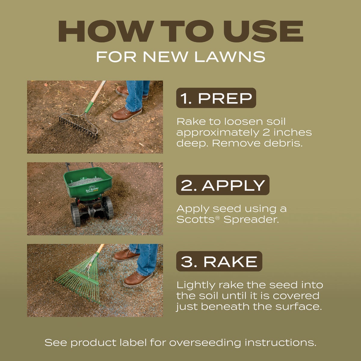 Scotts Turf Builder 5.6 Lb. 1400 Sq. Ft. Southern Gold Mix Grass Seed for Tall Fescue Lawns Image 8