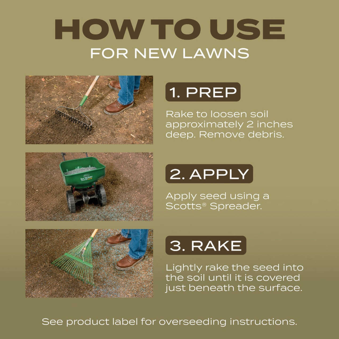 Scotts Turf Builder 5.6 Lb. 1400 Sq. Ft. Southern Gold Mix Grass Seed for Tall Fescue Lawns Image 8