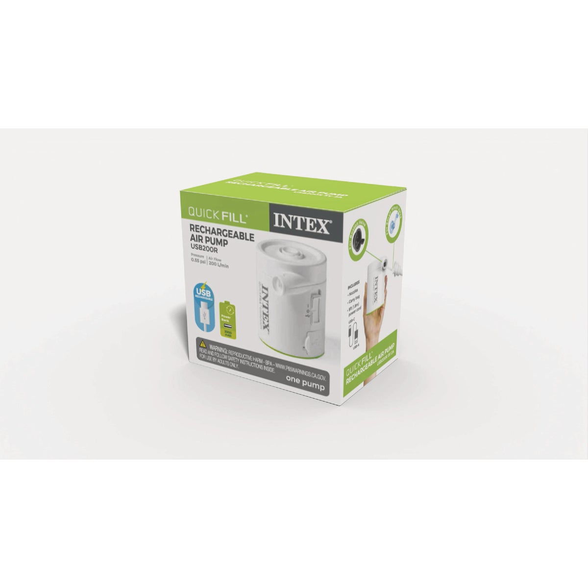 Intex Quick-Fill USB Rechargeable Electric Air Pump Image 4