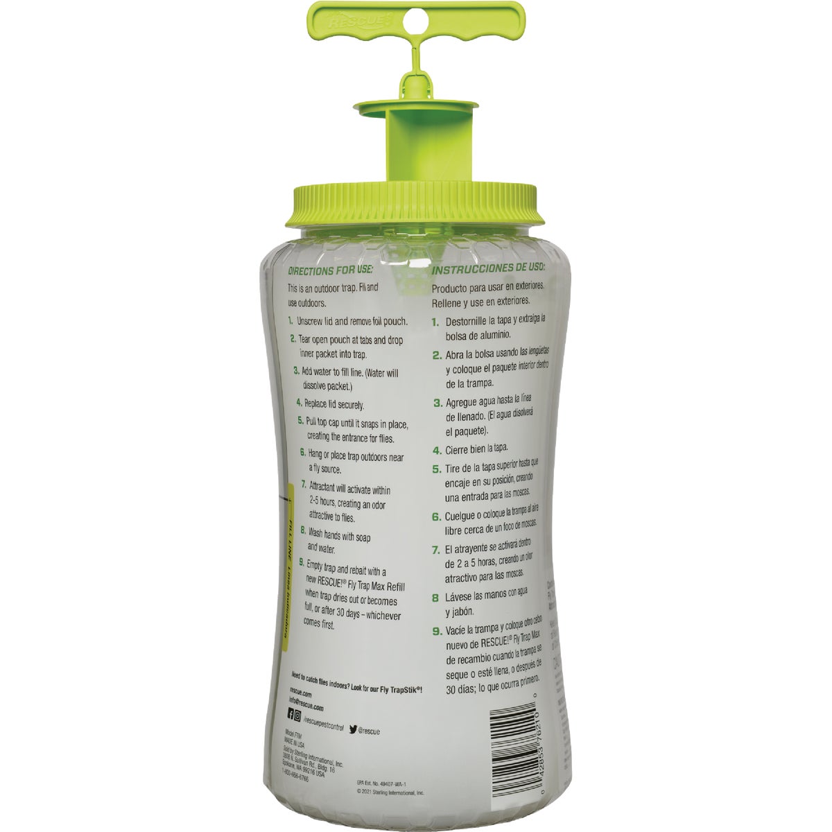 Rescue Fly Trap Max Reusable Fly Trap Image 5