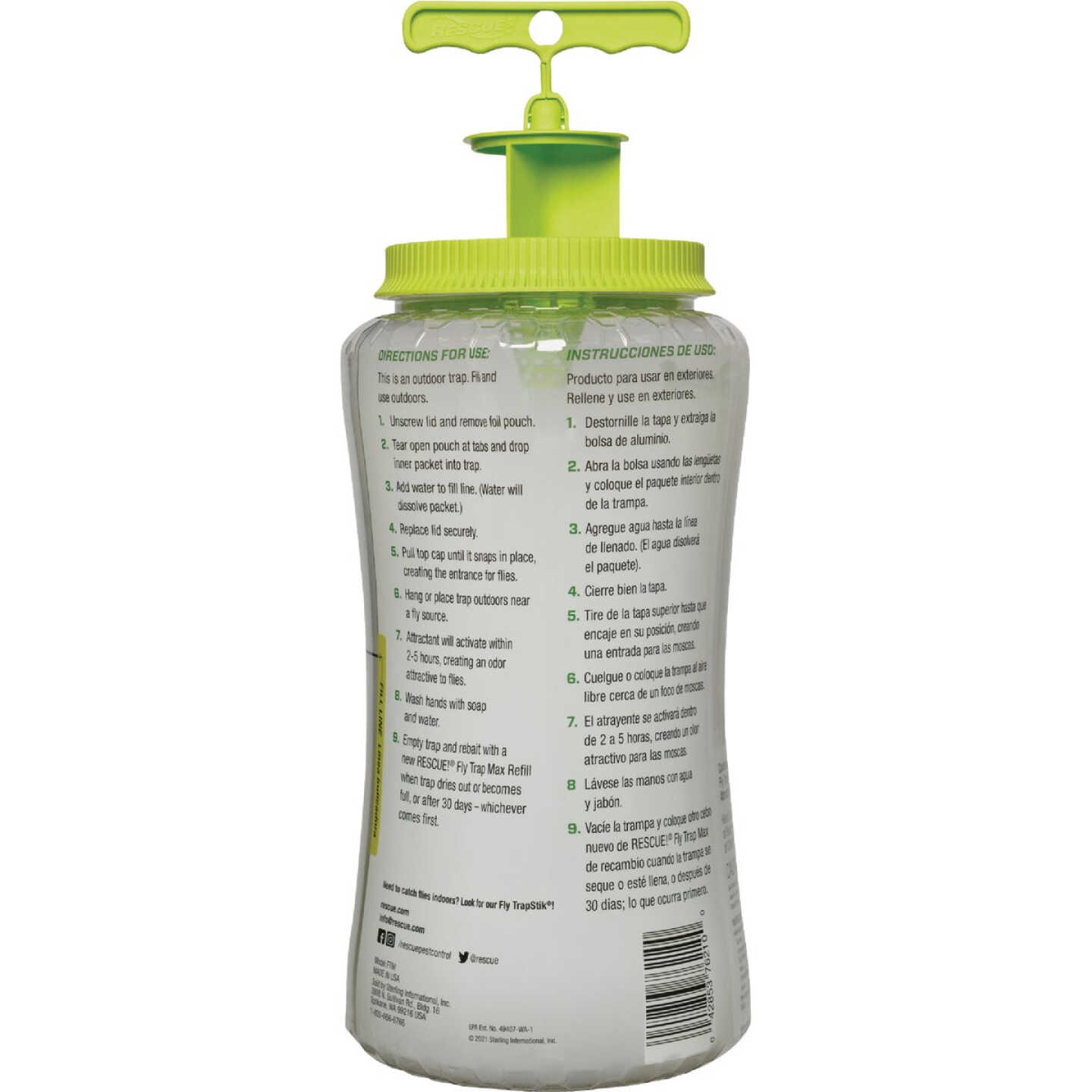 Rescue Fly Trap Max Reusable Fly Trap Image 5