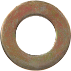 Hillman 1/4 In. SAE Hardened Steel Yellow Dichromate Flat Washer (100 Ct.) Image 1