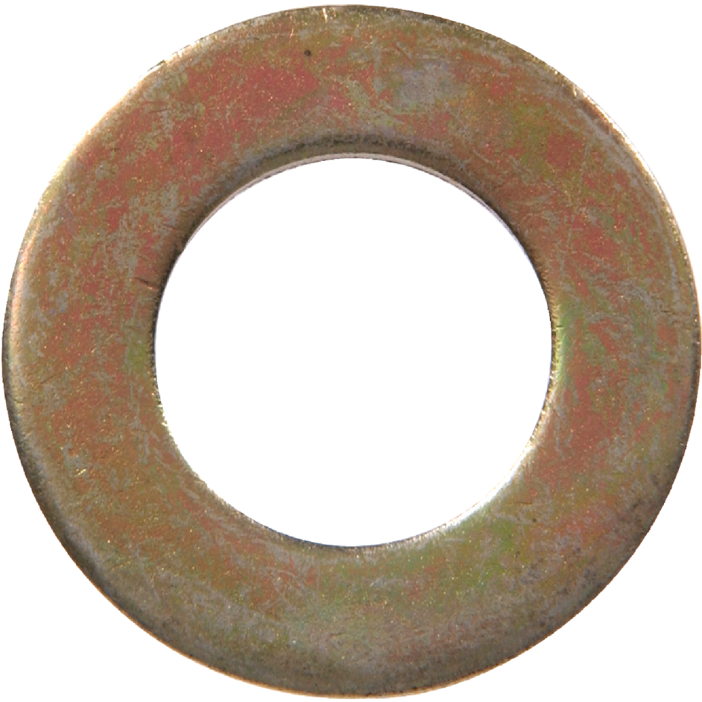 Hillman 1/4 In. SAE Hardened Steel Yellow Dichromate Flat Washer (100 Ct.) Image 1