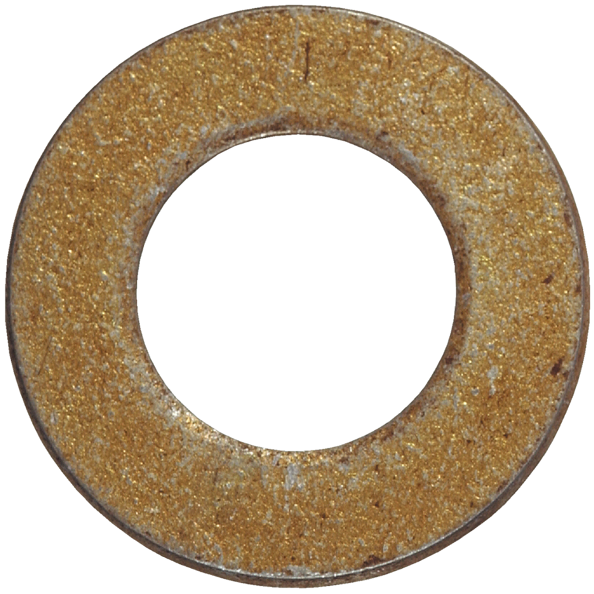 Hillman 3/8 In. SAE Hardened Steel Yellow Dichromate Flat Washer (100-Count)