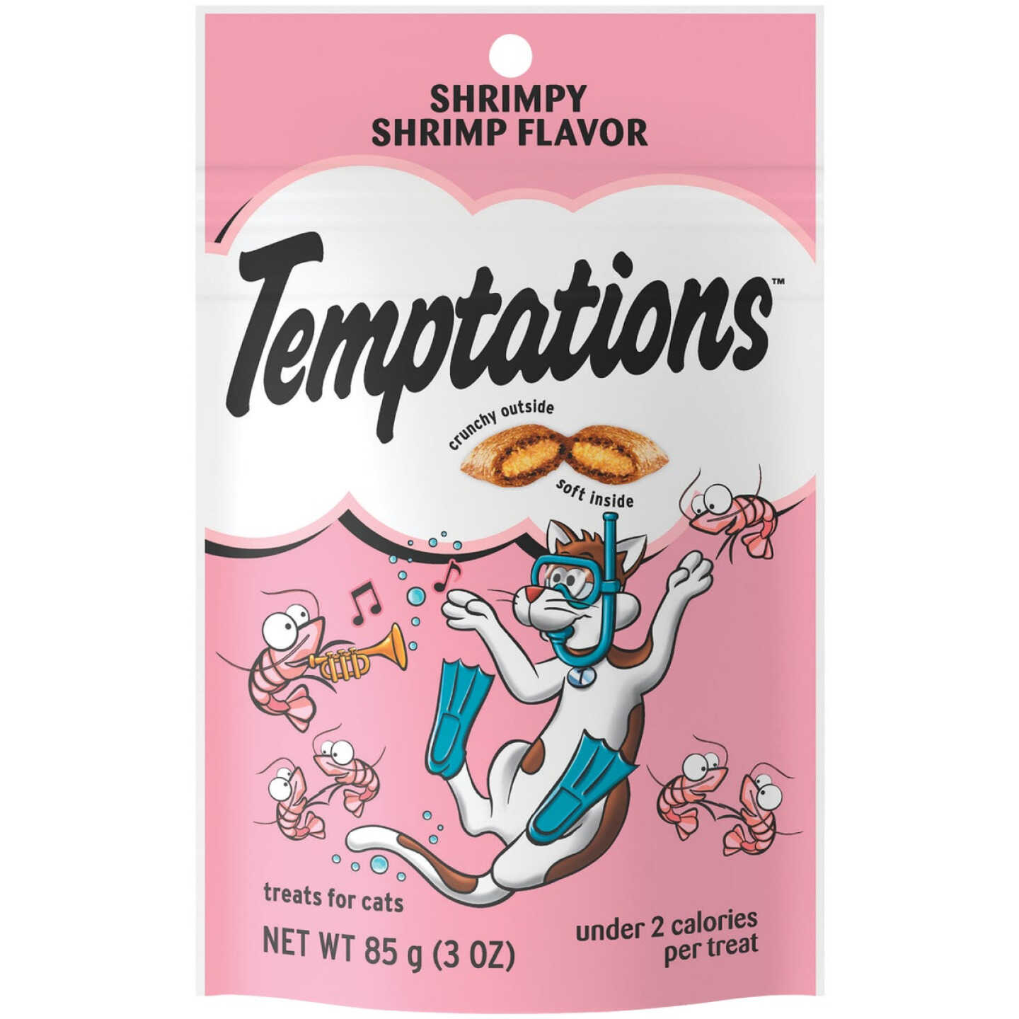 Temptations Shrimpy Shrimp 3 Oz. Cat Treats Image 1