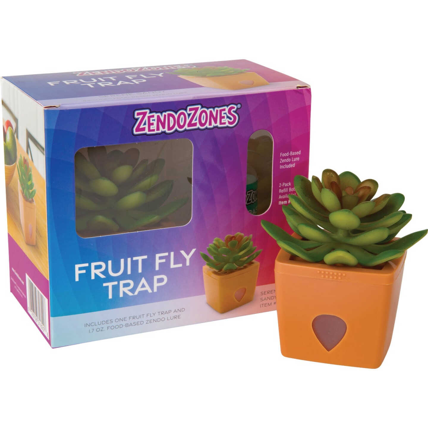 ZendoZones Serene Sandy Fruit Fly Trap Image 1